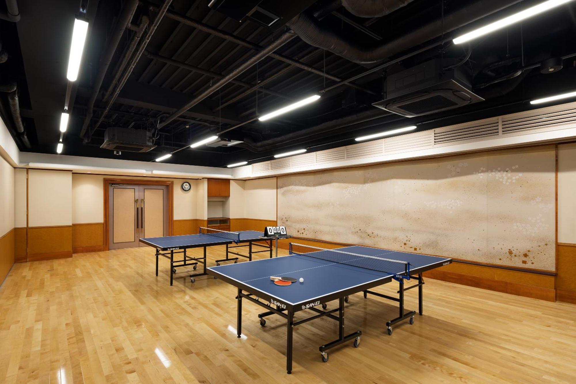 Fujikawaguchiko Onsen Konanso Hotel Exterior foto Table tennis room