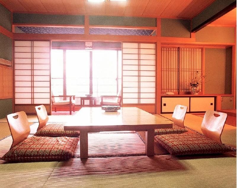 Fujikawaguchiko Onsen Konanso Hotel Exterior foto A traditional Japanese room